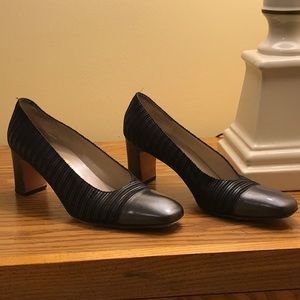 Ferragamo Black Heels - Size 7.5